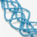 Zdjęcie - Kryształki oponki fasetowane ceramic blue 3x4mm
